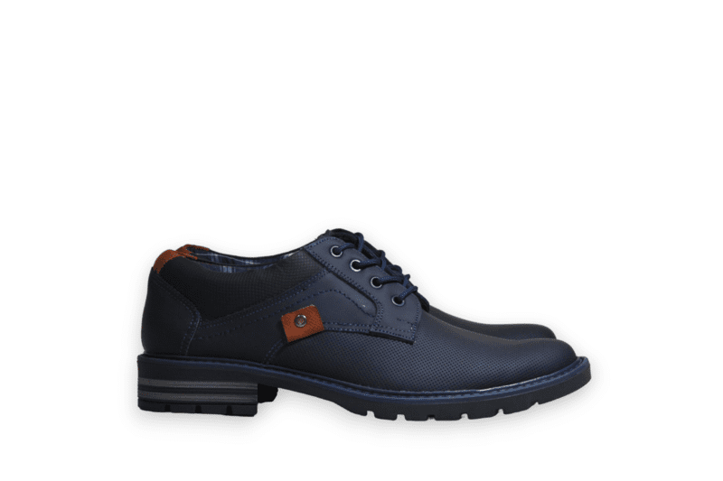 Zapato Cordón Pianelo Azul