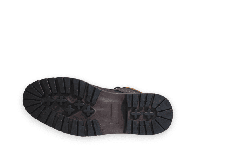 Bota Cordón Pianelo Negro Texturas Cuello y Talón Café Bota Cordón Pianelo Negro Texturas Cuello y Talón Café